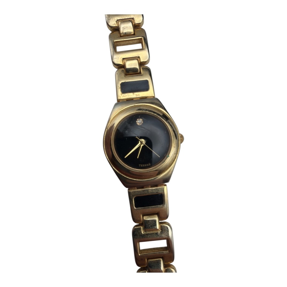 Bijoux Terner Womens Watch Japan Movt Gold Tone K-19226-L Untested